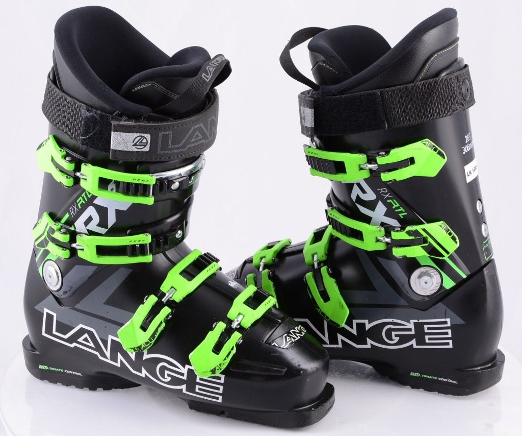 39 40 EU skischoenen LANGE RX 100/90 BLACK/green, Overige merken, 160 tot 180 cm, Gebruikt, Verzenden