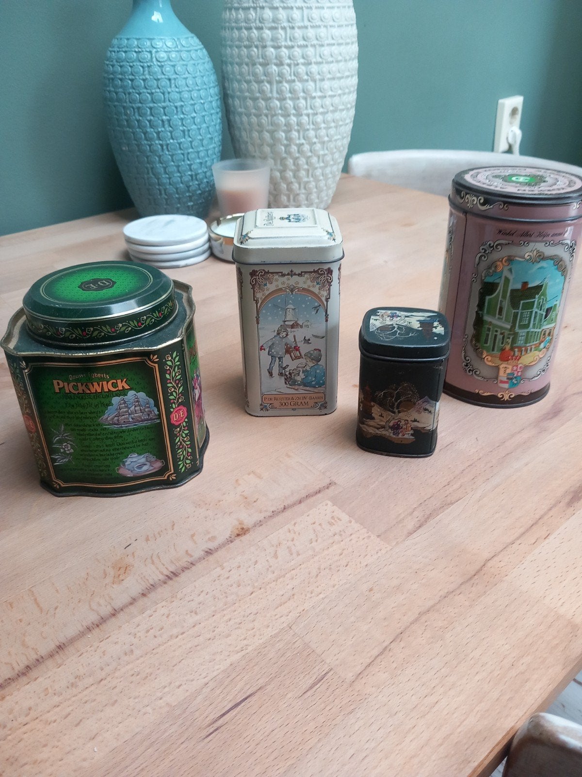 Diverse Vintage Blikken (1910-1990) - Unieke Collectie, Verzamelen, Ophalen of Verzenden, Gebruikt