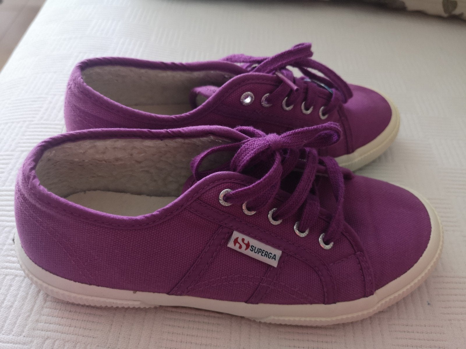 Superga sneakers paars maat 33, Superga, Gebruikt, Jongen of Meisje, Schoenen