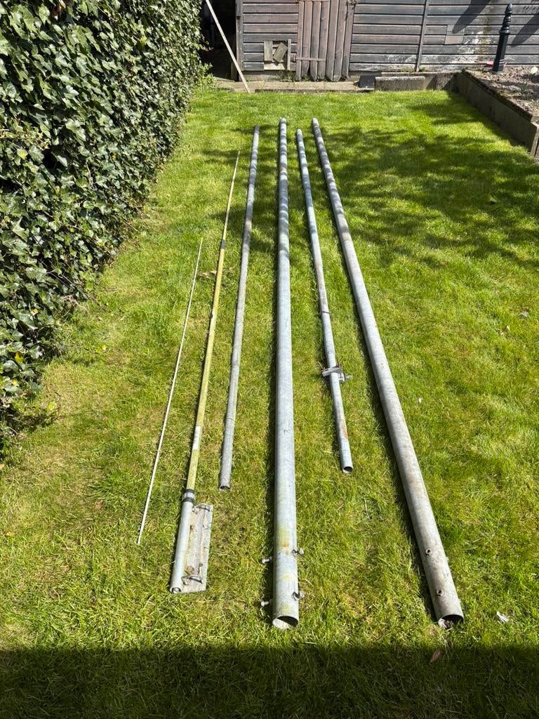 Antenne Mast Buizen, Telecommunicatie, Ophalen, Antenne