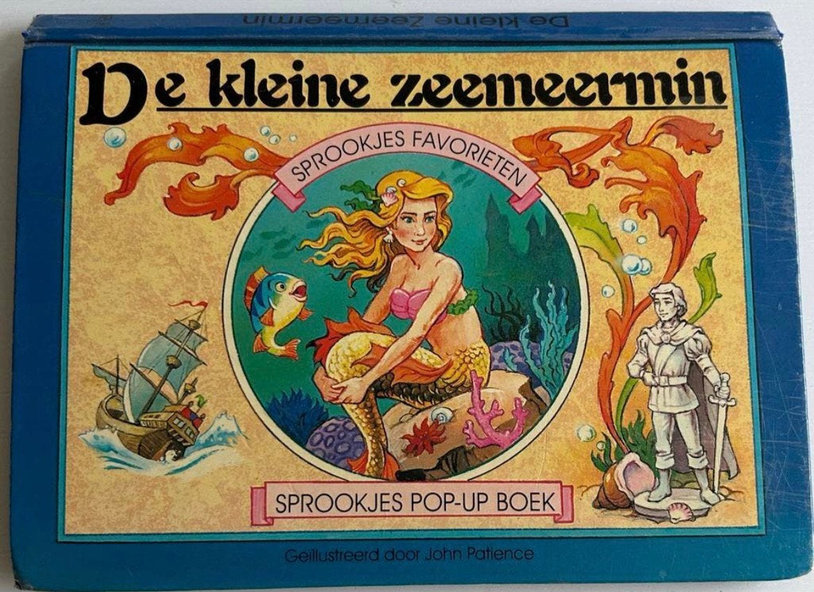 De Kleine Zeemeermin - Sprookjes Pop-Up Boek Vintage boek, Boeken, 5 of 6 jaar, Uitklapboek, Jongen of Meisje, Ophalen of Verzenden