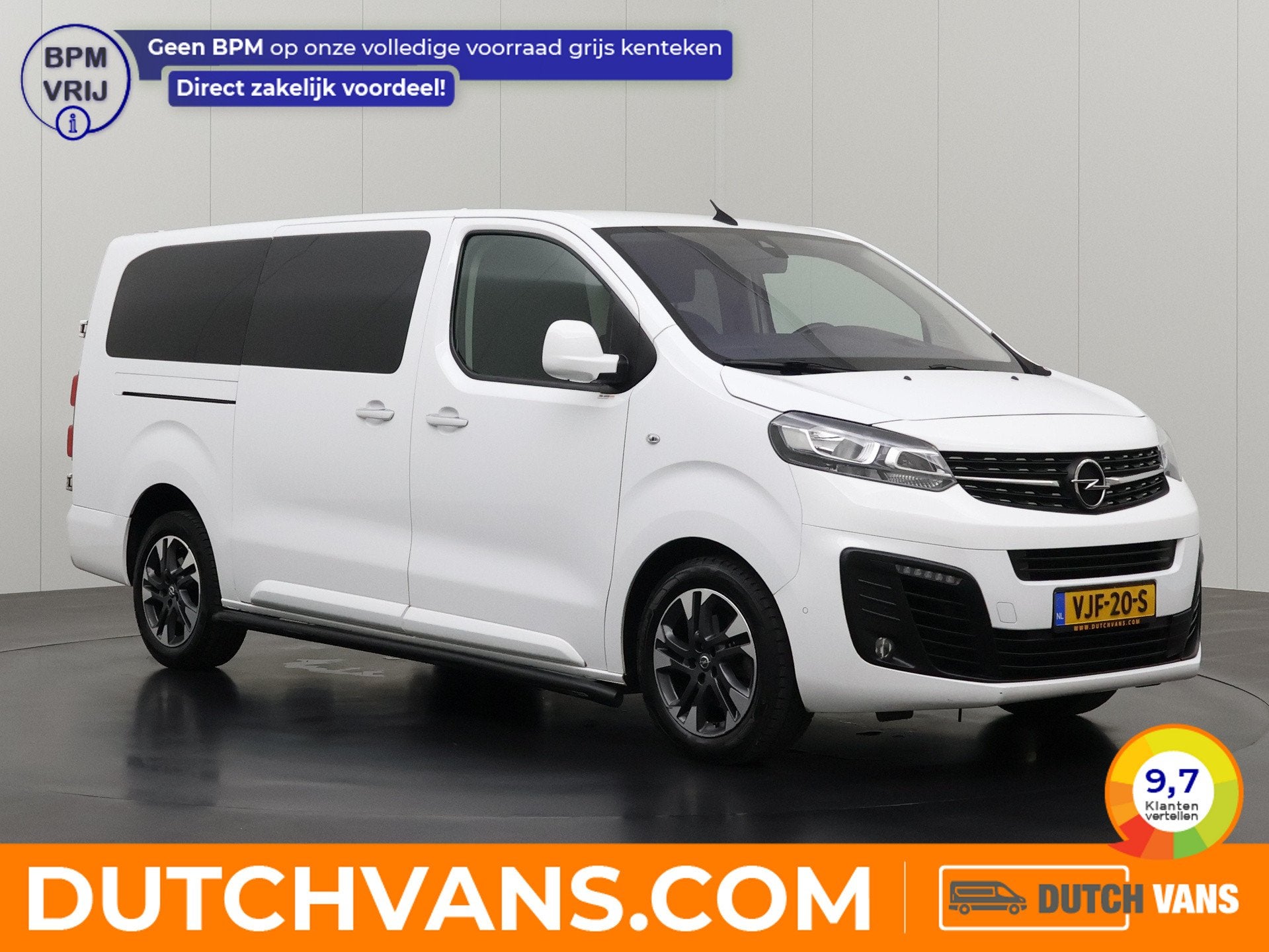 Opel Vivaro 2.0CDTI 150PK XXL Dubbele Cabine Sport | Navigat, Voorwielaandrijving, Stof, Gebruikt, 4 cilinders