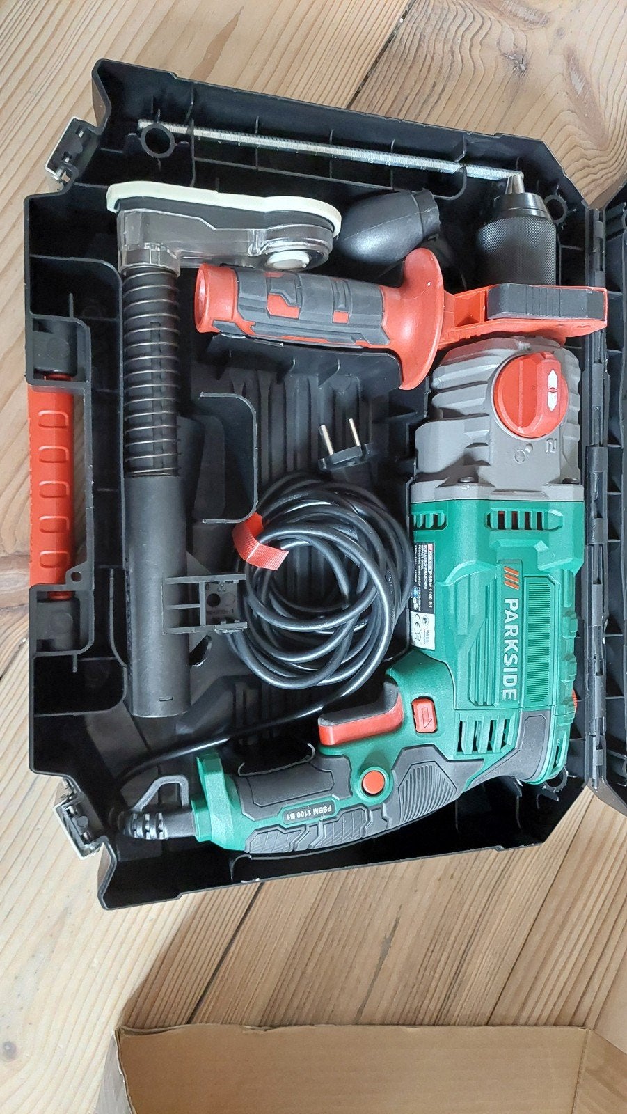 Parkside 2-toeren klopboormachine PSBM 1100 B1, 600 watt of meer, Boor- en/of Breekhamer, Ophalen of Verzenden, Zo goed als nieuw
