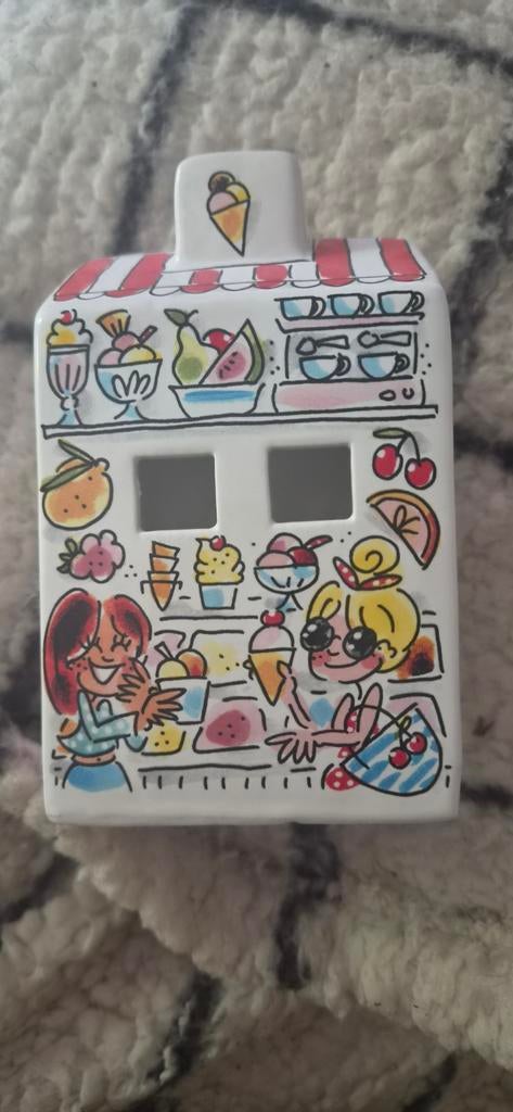 Blond Amsterdam huisje 2 - IJsjes en Boulangerie, Huis en Inrichting, Meerkleurig, Overige stijlen, Ophalen of Verzenden, Zo goed als nieuw
