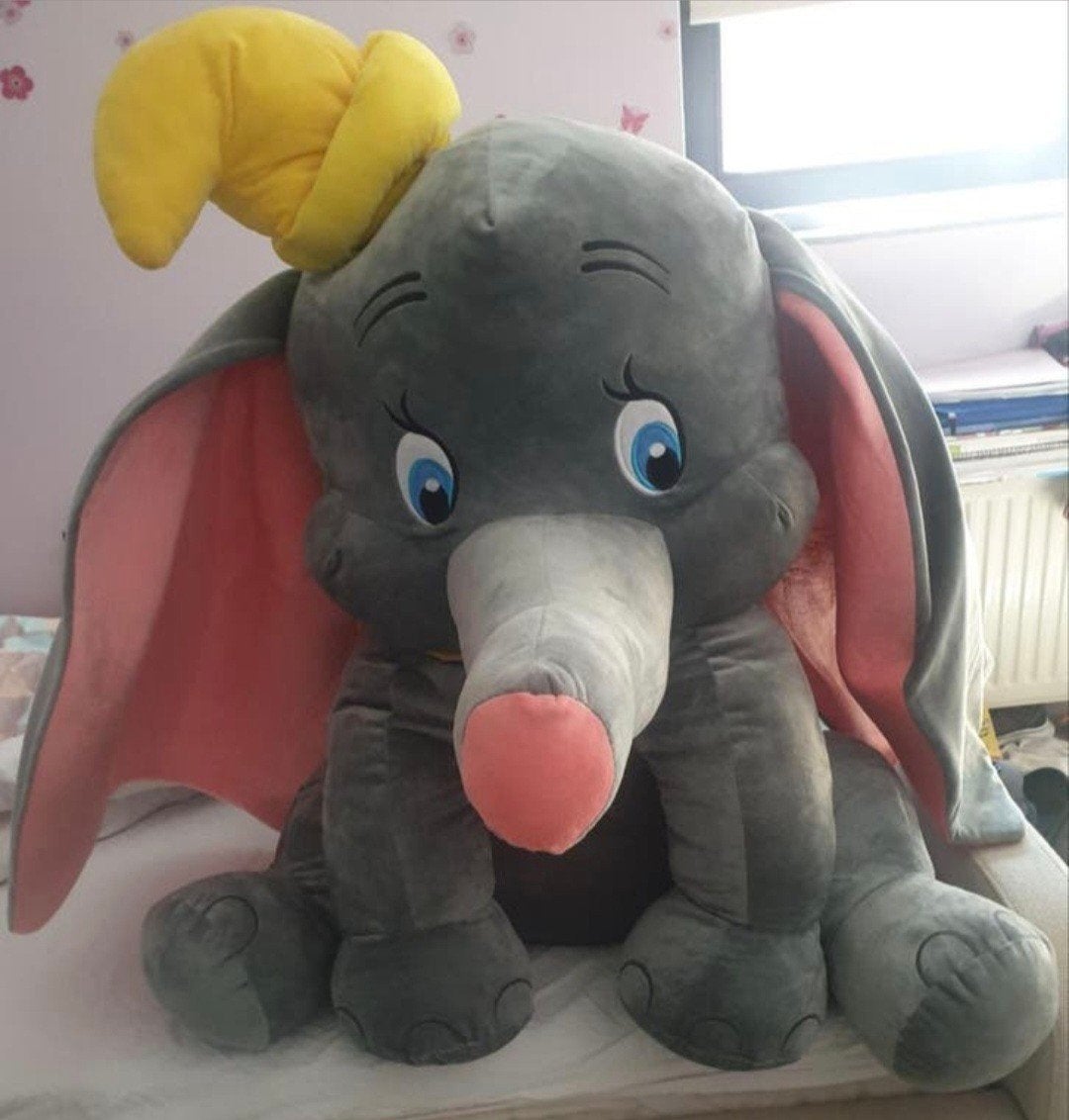 Dombo XL, Kinderen en Baby's, Speelgoed | Knuffels en Pluche, Ophalen, Disney, Overige typen, Grijs