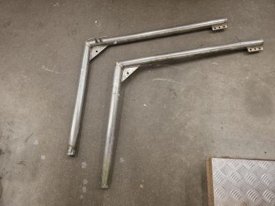 Set RVS davits, Watersport en Boten, Bootonderdelen, Niet ingevuld, Gebruikt, Niet ingevuld, Niet ingevuld