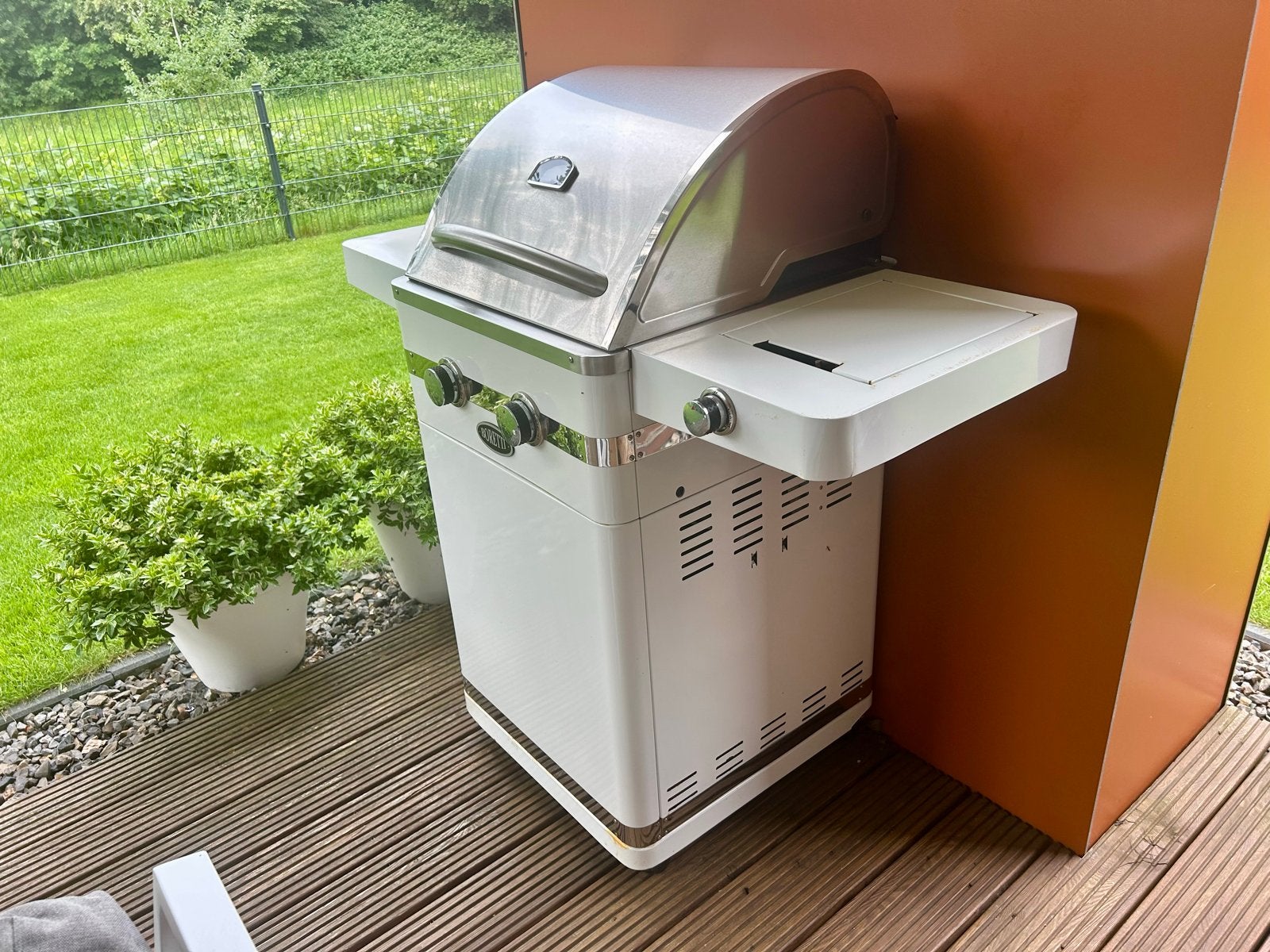 Boretti Bernini gasbarbecue, Ophalen, Gebruikt