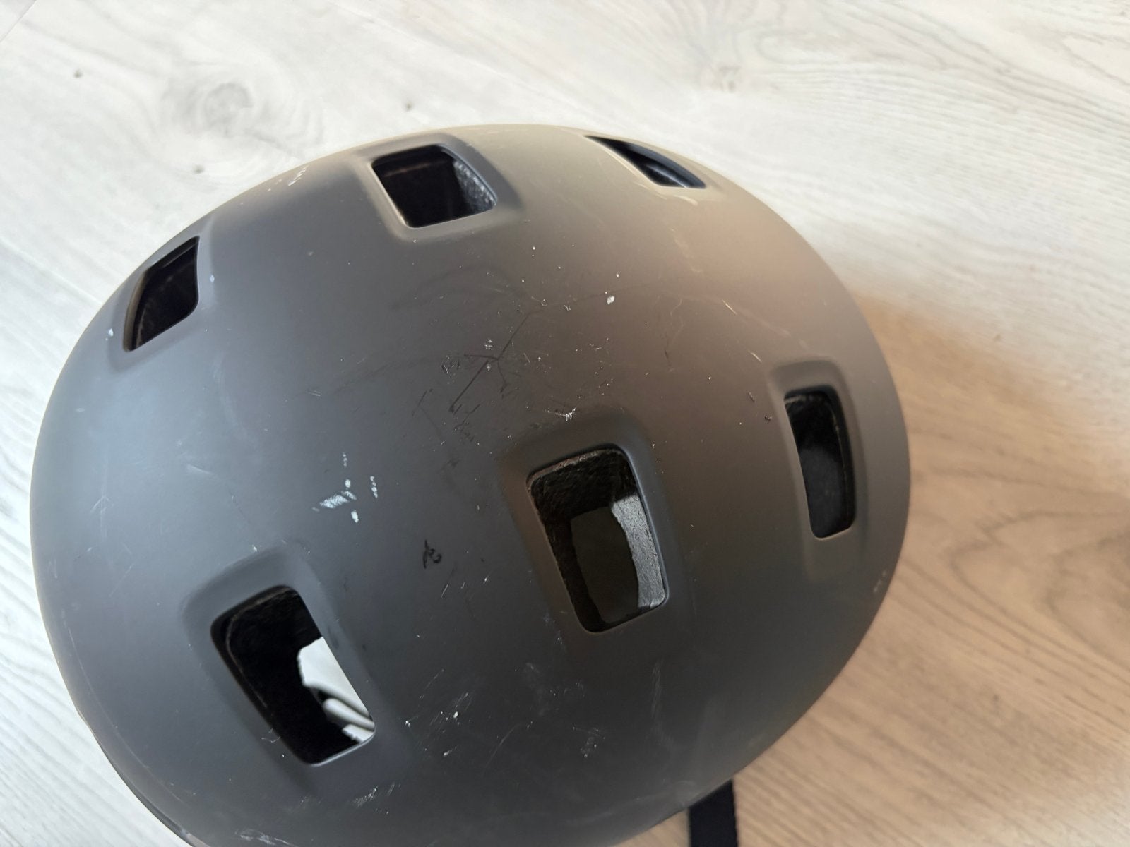 Oxelo MF 500 Fietshelm Zwart - Maat 54-59 cm, Ophalen, Gebruikt, M, Heer of Dame