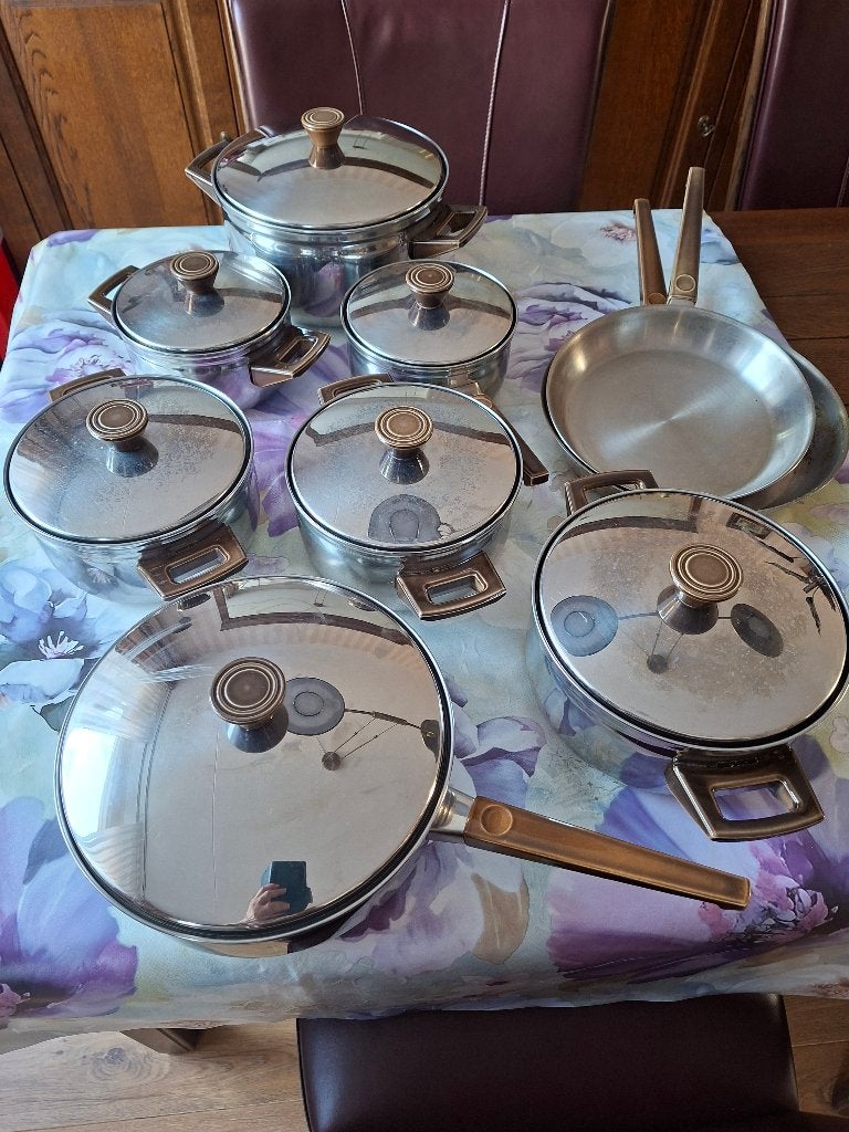 BK pannenset, 8-delig, Ophalen, Gebruikt, BK, Pannenset