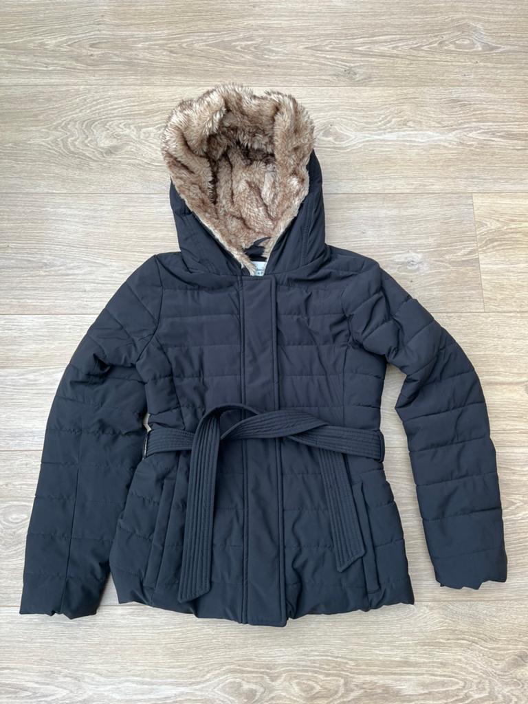 Abercrombie & Fitch Gewatteerde Jas - Maat M, Ophalen of Verzenden, Zo goed als nieuw, Maat 38/40 (M), Zwart