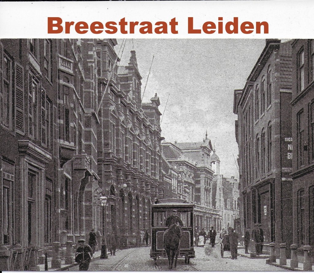 Kr3922 Ongelopen ansichtkaart breestraat leiden, Verzenden, 1980 tot heden, Ongelopen, Zuid-Holland