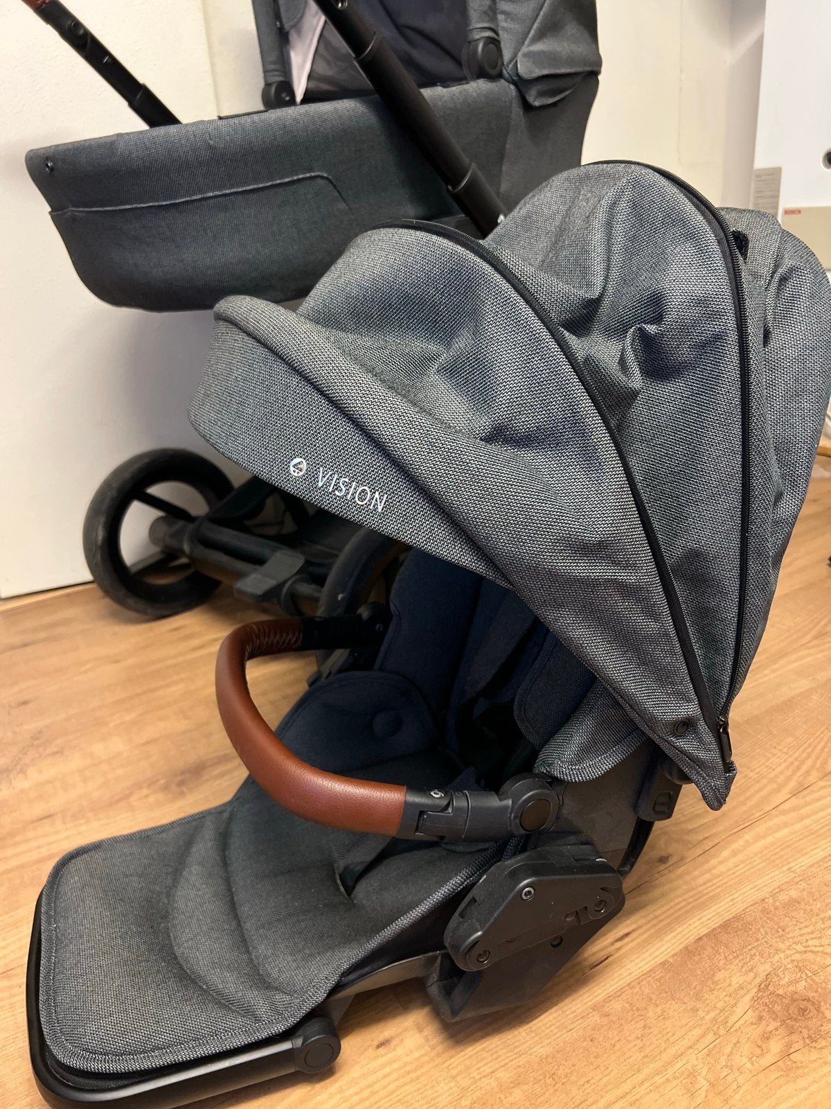 Mutsy Icon vision kinderwagen met reiswieg - ZGAN, Kinderen en Baby's, Kinderwagen, Ophalen of Verzenden, Zo goed als nieuw, Met reiswieg