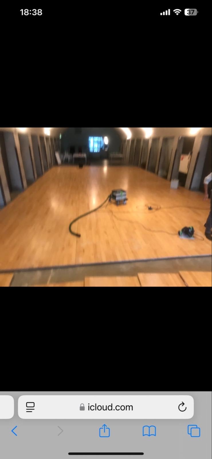 Zwevende Massief Beuken Dansvloer 22mm - ca. 70 m2, Gebruikt, 10 m² of meer, Hout, Vloerdelen of -planken