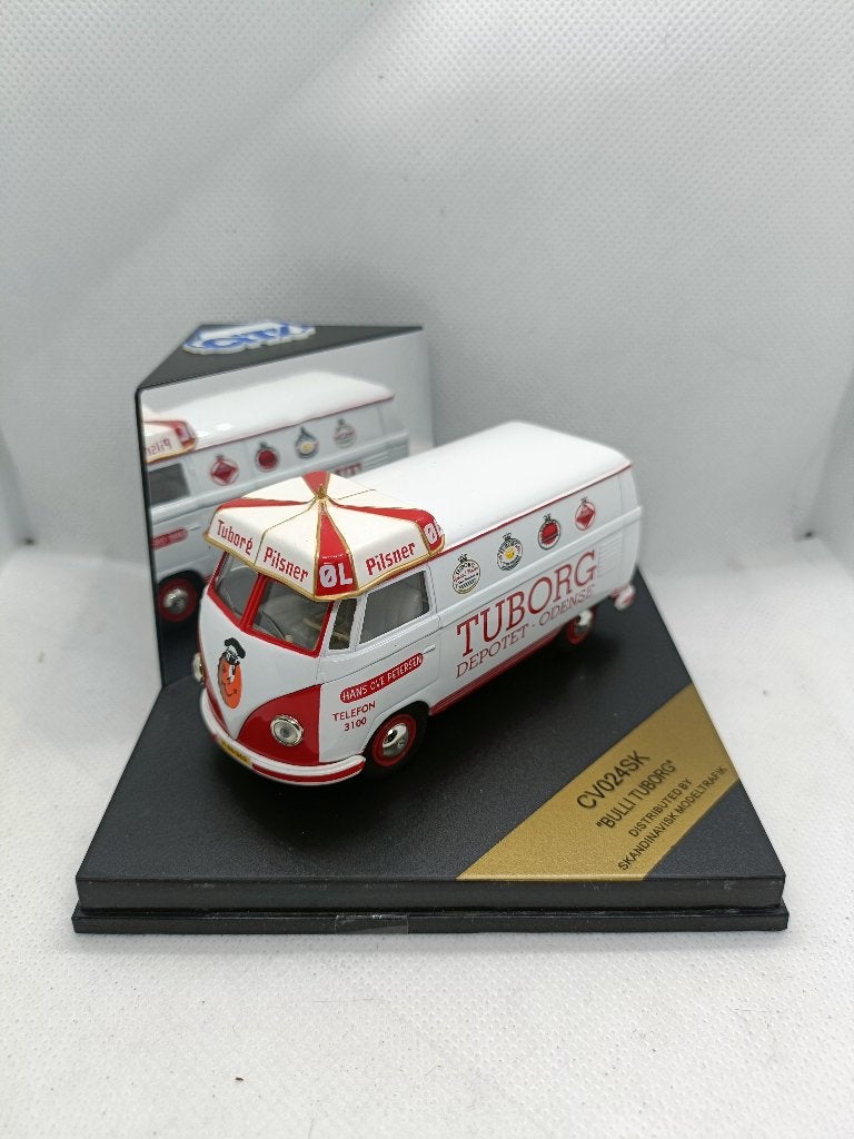 Modelbus van Vitesse City CV024SK VW Bus Tuborg, Hobby en Vrije tijd, Modelauto's | 1:43, Ophalen of Verzenden, Nieuw, Bus of Vrachtwagen
