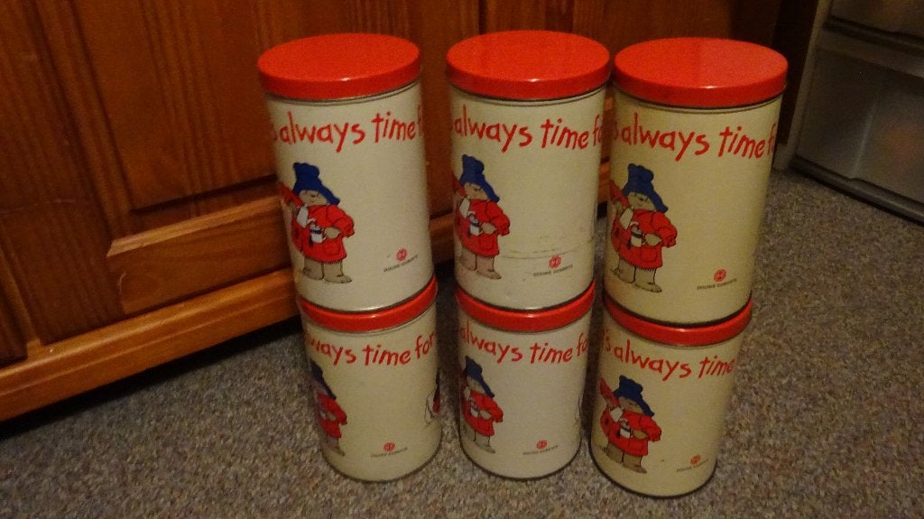 6 Blikken Van Douwe Egberts Van Paddington., Ophalen of Verzenden, Gebruikt, Koffie, Douwe Egberts