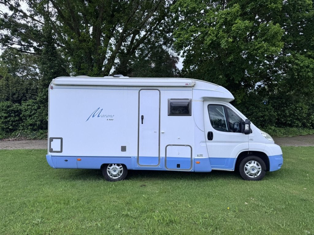 Bürstner Marano T 580 compacte camper lage km 44300, Ringverwarming, Fiat, Bedrijf, Bürstner
