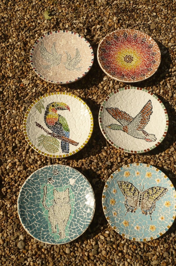 diverse mozaiek schalen, Schaal, Rond, Nieuw, Ophalen of Verzenden