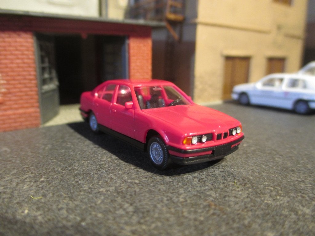 BMW E32 7-Serie 750i - Wiking rood, Ophalen of Verzenden, Zo goed als nieuw, Auto, Rietze