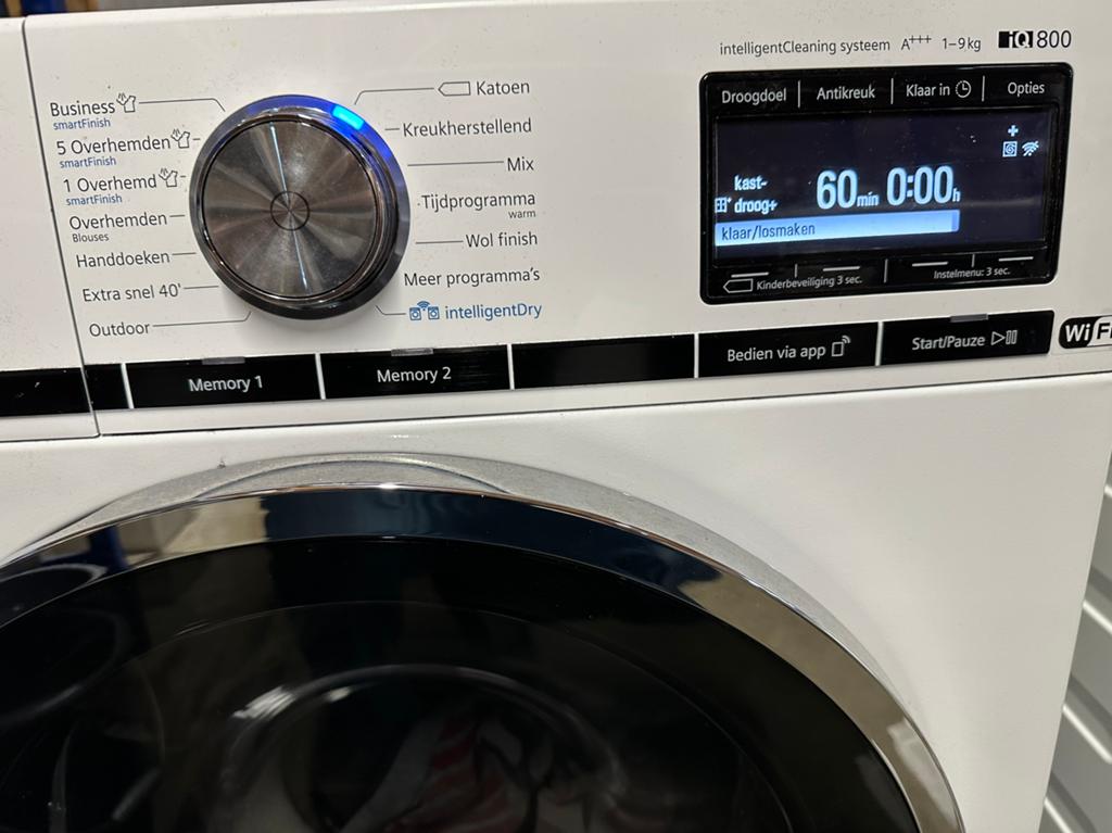 Warmtepompdroger Siemens iq800 A+++, Ophalen, Gebruikt, Minder dan 85 cm, Overige typen