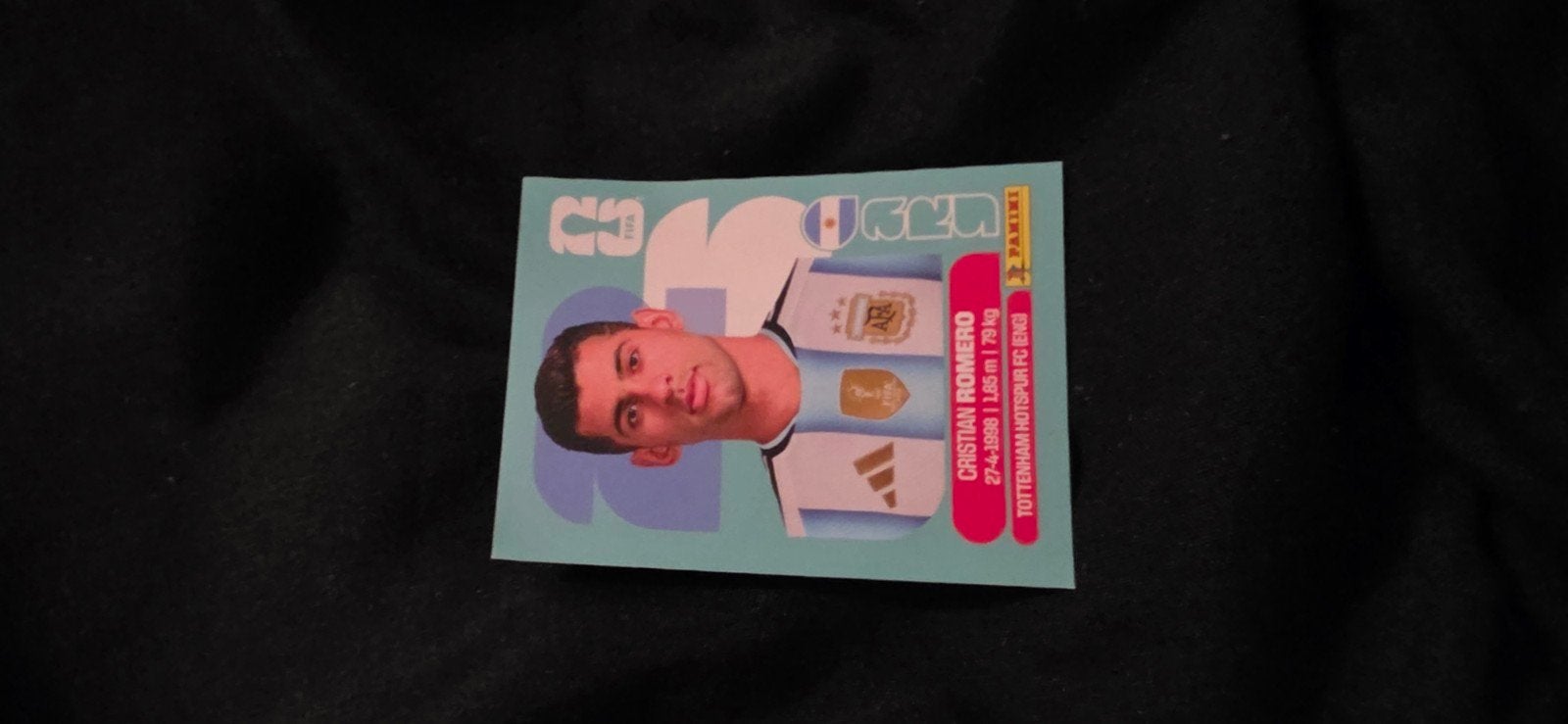 Panini WK 2026 sticker Cristian Romero Argentinië, Ophalen, Zo goed als nieuw, Sport