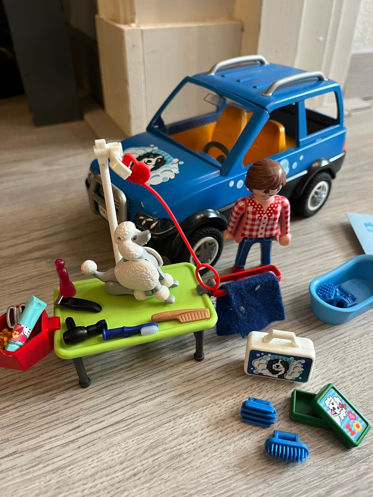Playmobil mobiel hondensalon 9278, Ophalen of Verzenden, Zo goed als nieuw