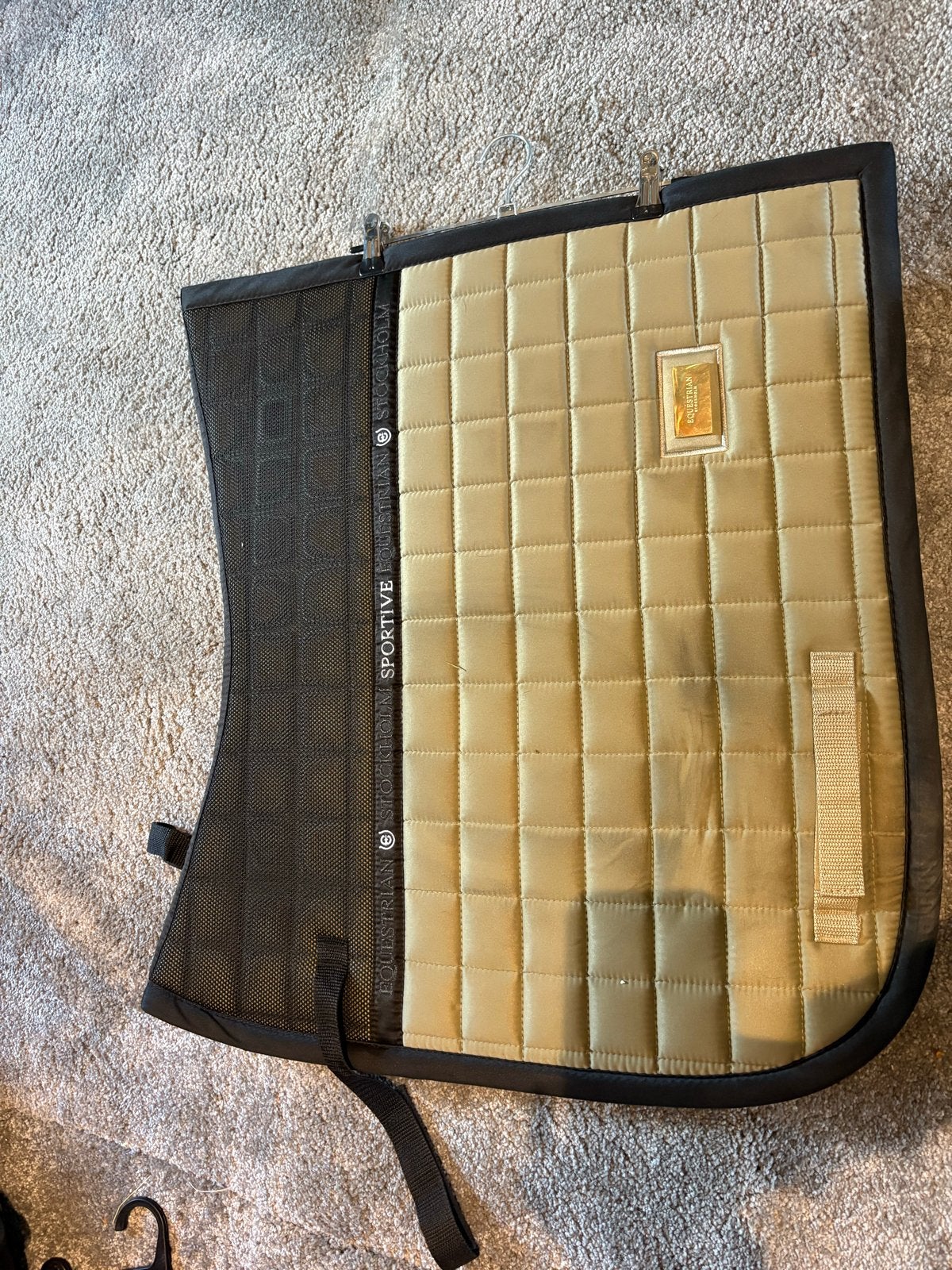 Beige dekje maat cob/full, Dressuurdekje, Cob (M), Ophalen of Verzenden, Zo goed als nieuw