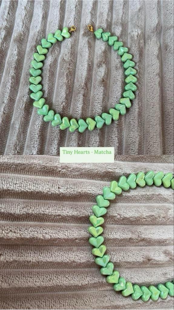 Telefoonkoord Tiny Hearts - Matcha Groen, Ophalen of Verzenden, Nieuw