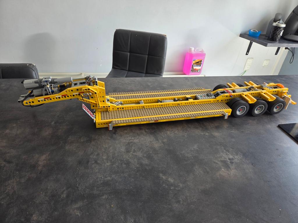 Lego Technic Dieplader Geel - Zelfbouw MOC, Ophalen, Gebruikt