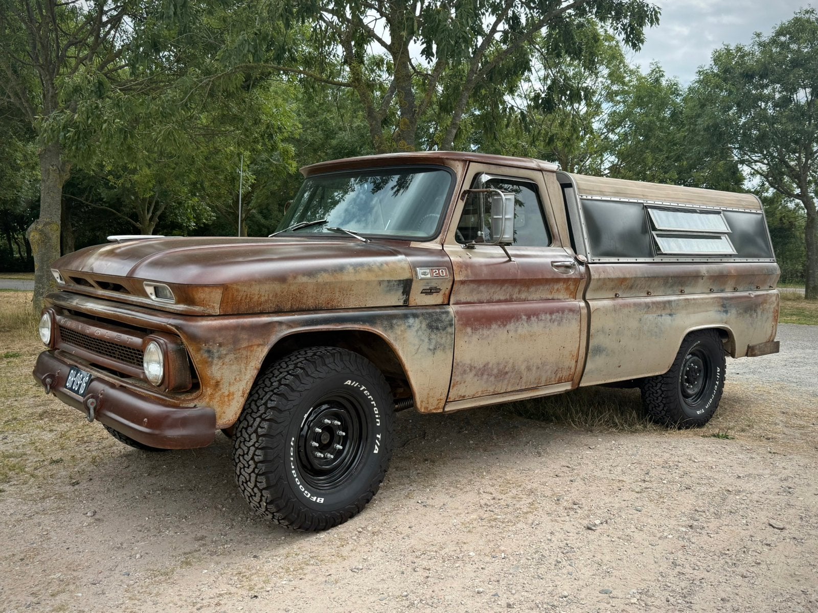 ‘65 Chevrolet C20 454cui Th700r4 aut. LPG/benz., Automaat, Achterwielaandrijving, Pick-up, 8 cilinders