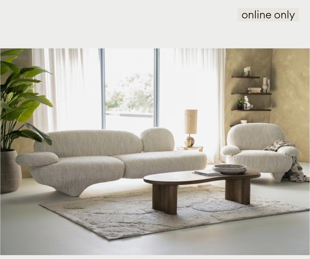 Jayden bank eleonora beige, Ophalen, Zo goed als nieuw, Stof, Organisch