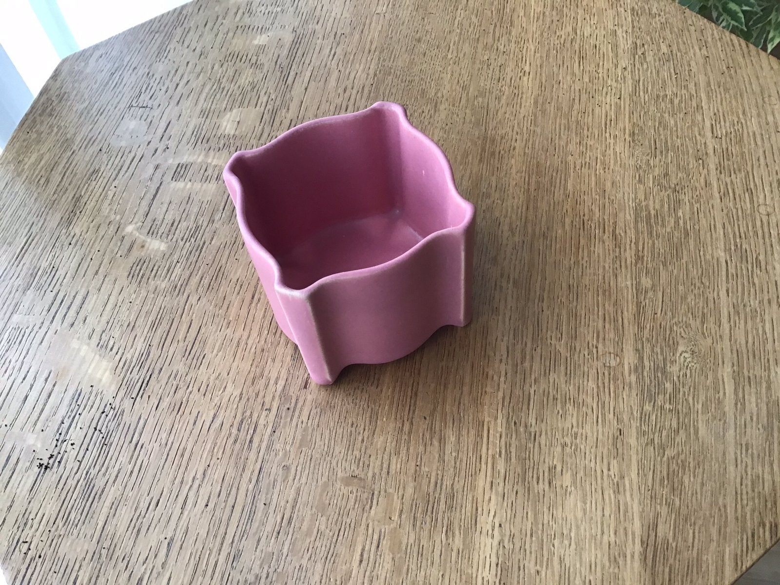 Bloempotje met plant . Vintage, Ophalen of Verzenden