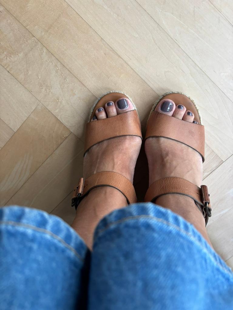 Paul Green sandalen sleehak maat 37, Kleding | Dames, Schoenen, Ophalen of Verzenden, Zo goed als nieuw, Bruin, Sandalen of Muiltjes