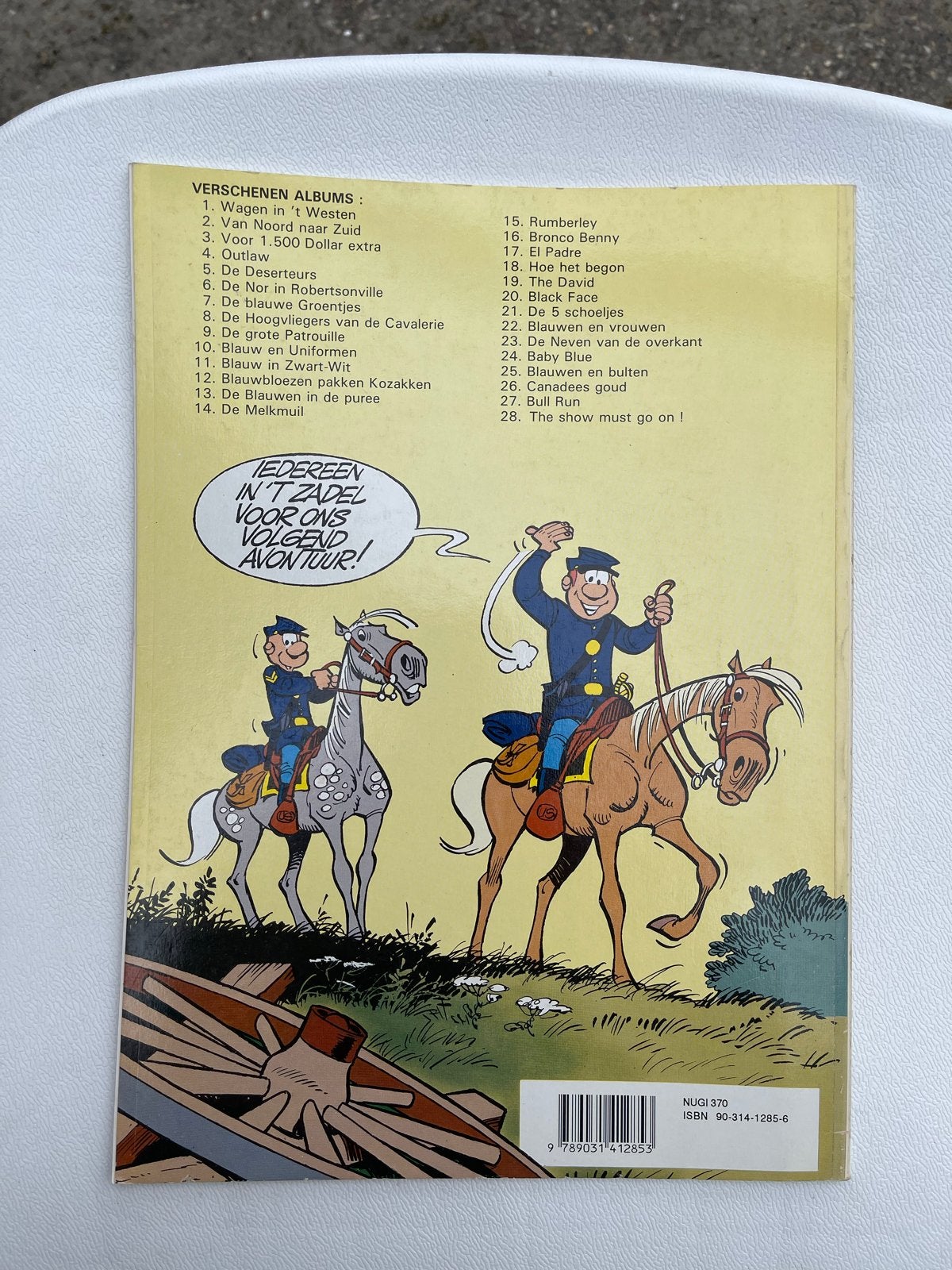 De blauwbloezen buiten westen 1e druk 1989, Boeken, Eén stripboek, Ophalen of Verzenden