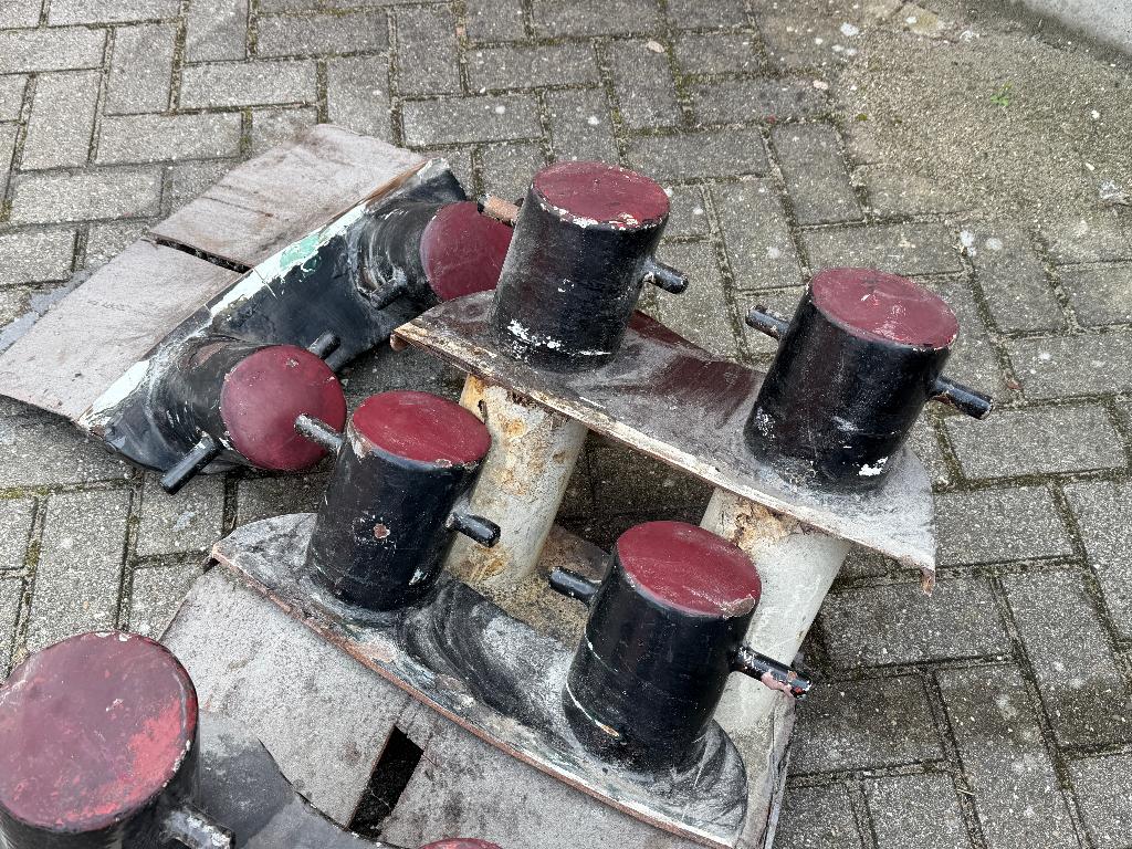 4 x grote zware antieke bolders 50 cm breed, Ophalen, Gebruikt, Overige typen