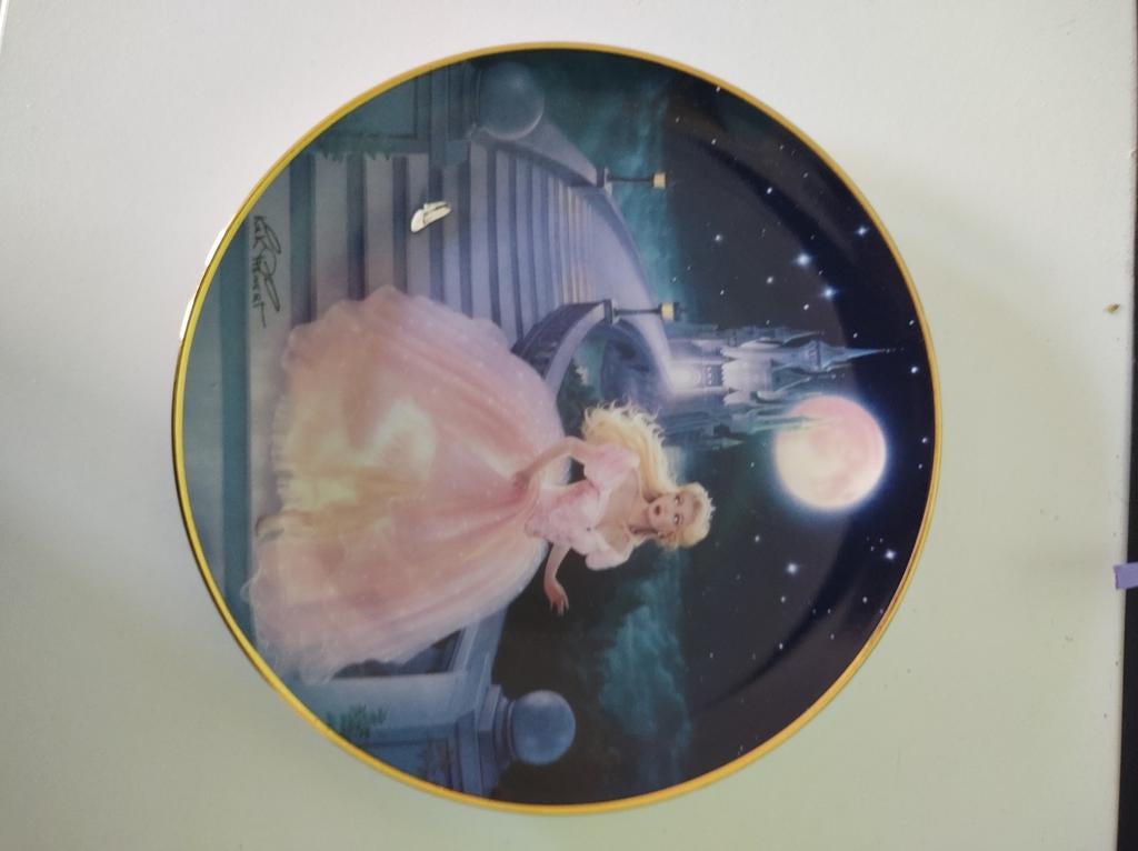 Sierbord Assepoester Cinderella Franklin Mint, Ophalen of Verzenden, Assepoester of Belle, Servies