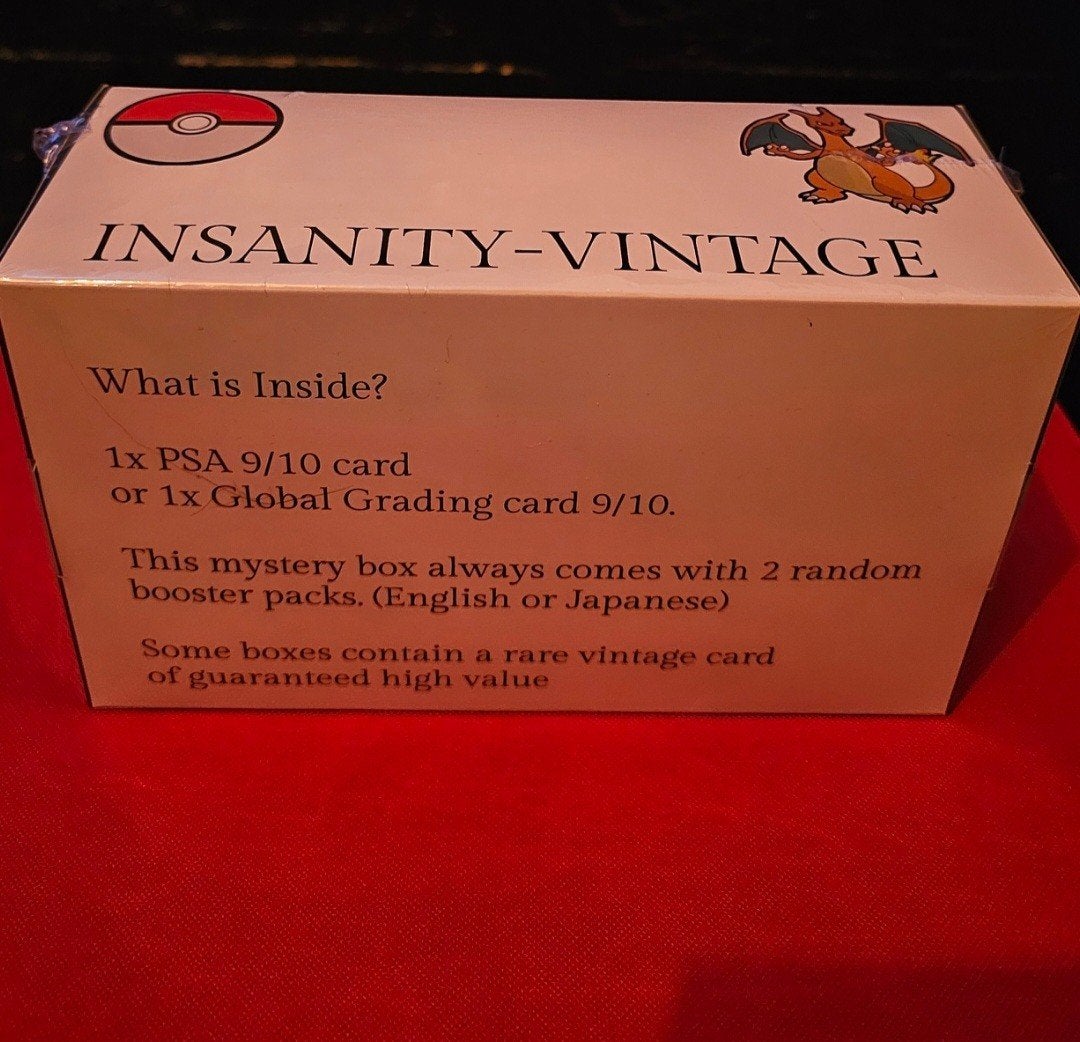 Pokémon Mystery Box Insanity-Vintage GRADED CARD!, Verzenden, Zo goed als nieuw, Losse kaart, Foil