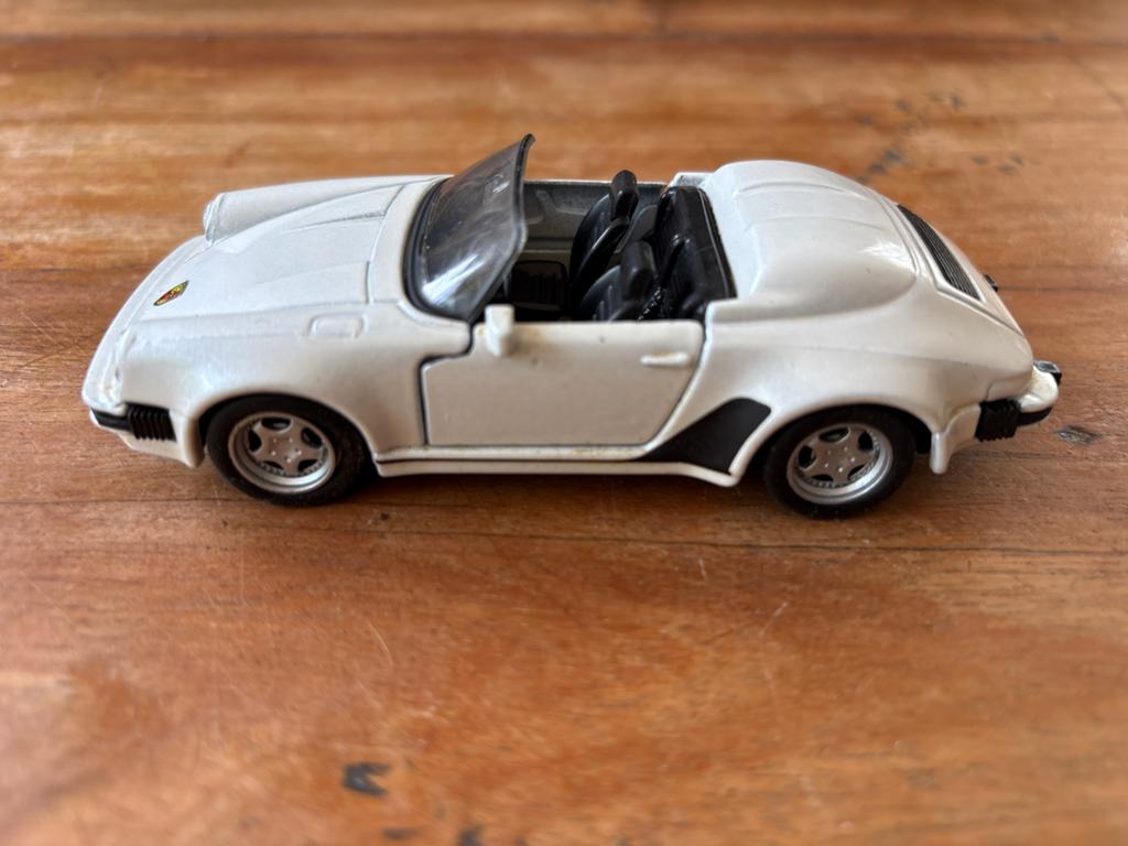 Witte Porsche 911 Targa modelauto, Ophalen of Verzenden, Zo goed als nieuw, Auto, Overige merken