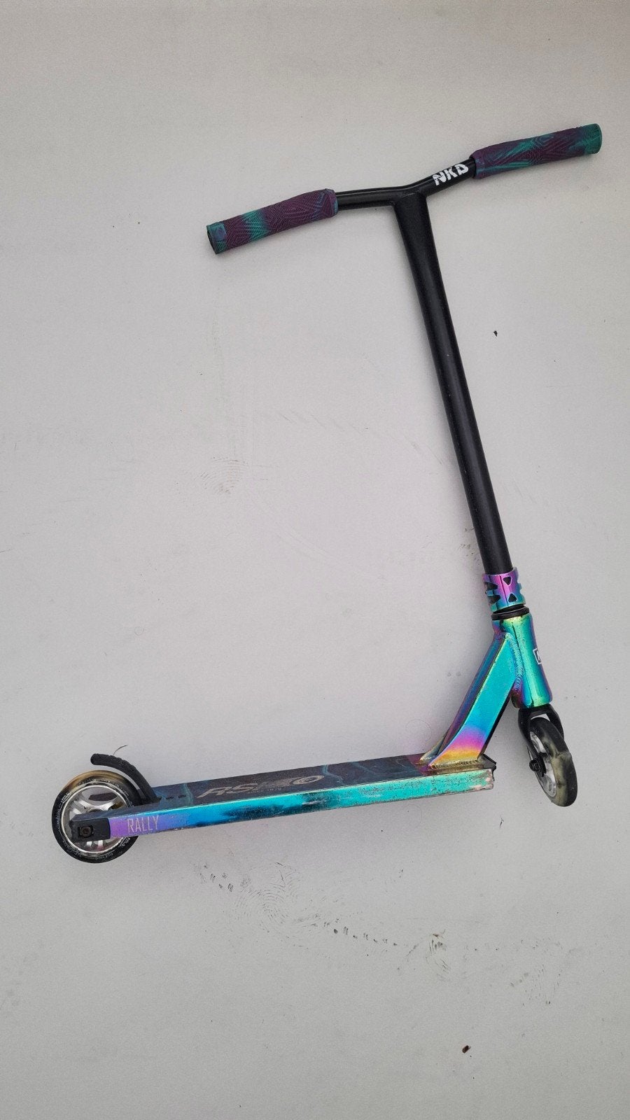 Nkd Stuntstep - Nieuwe wielen, weinig gebruikt, Fietsen en Brommers, Steps, Ophalen of Verzenden, Gebruikt, Gewone step, Nkd