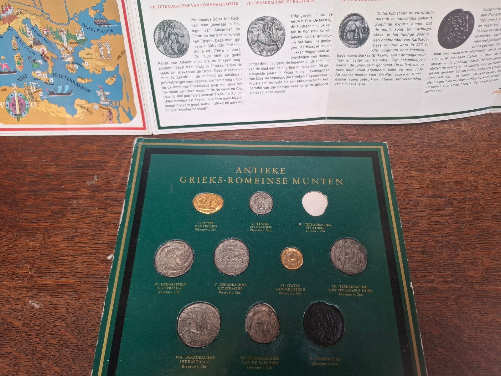 Antieke Grieks-Romeinse Munten - Verzamelmap, Ophalen of Verzenden, Verzamelmap