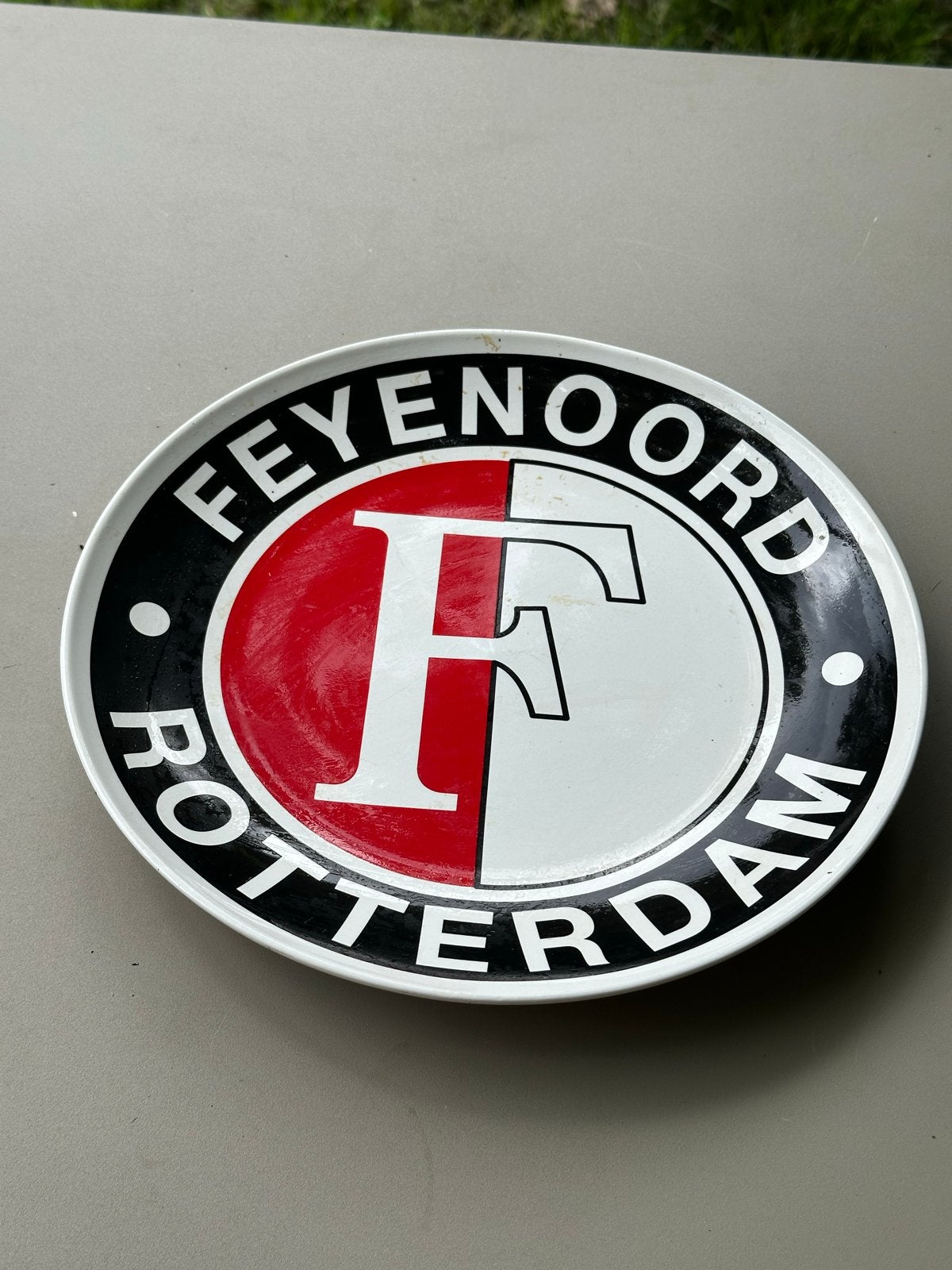 Vintage Feyenoord bord uit de jaren '90 - Officieel Product, Ophalen