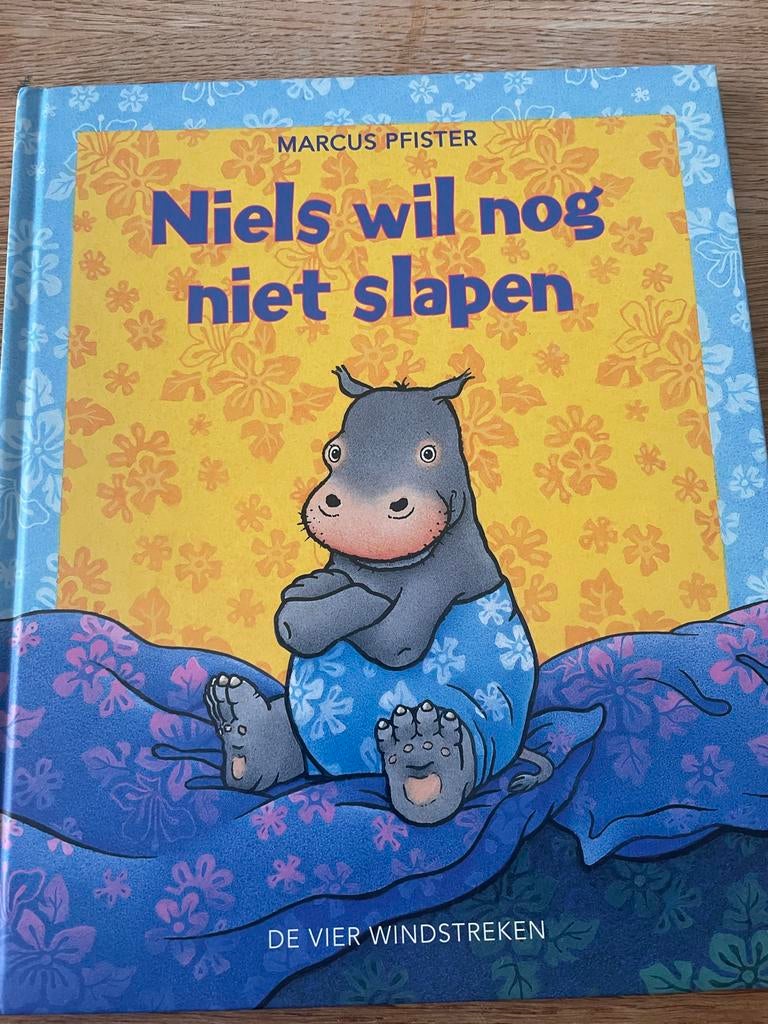 Niels wil nog niet slapen - Prentenboek Marcus Pfister, Fictie algemeen, Jongen of Meisje, Ophalen of Verzenden, Zo goed als nieuw