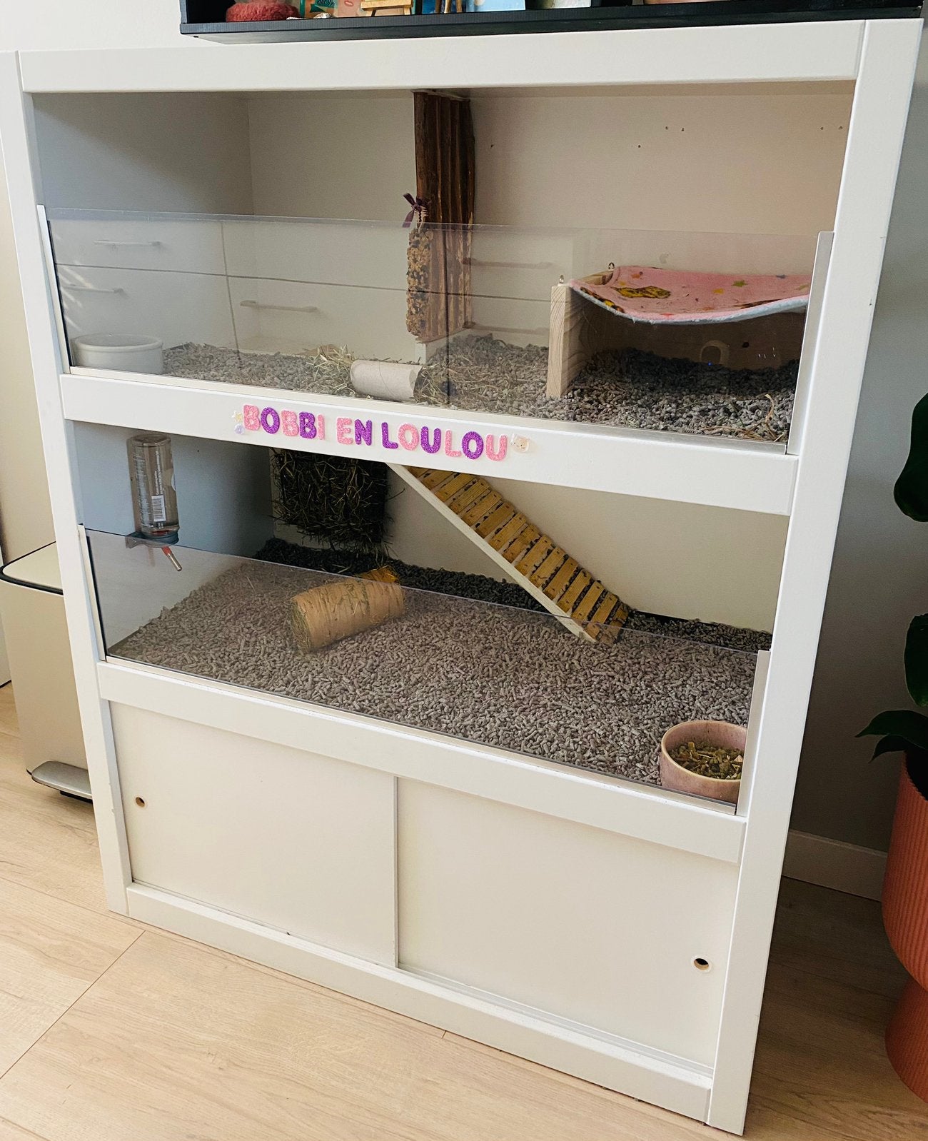 Prachtige caviaflat met kastruimte, Dieren en Toebehoren, Ophalen, Zo goed als nieuw, 90 cm of meer, Hok