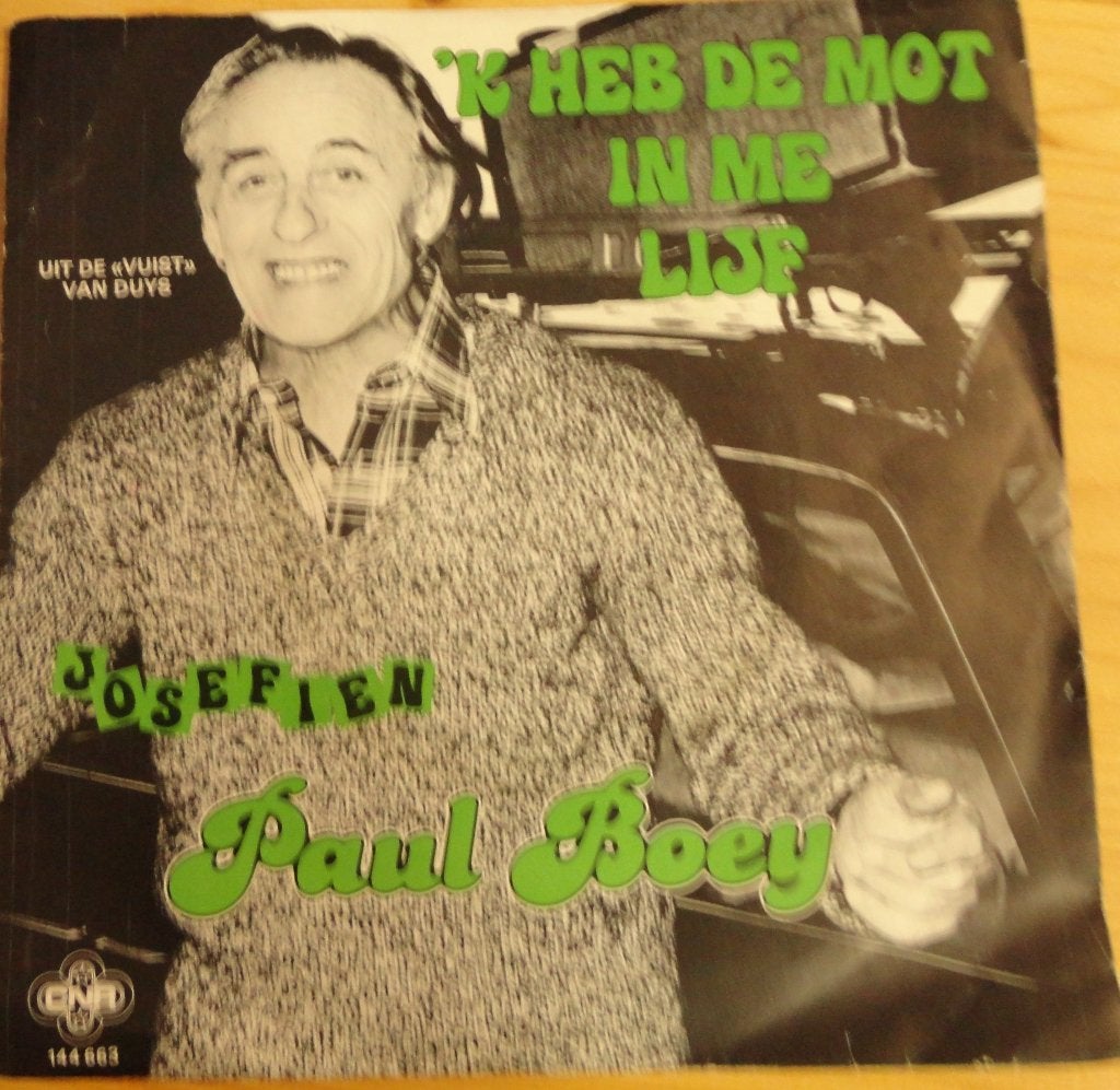 Paul Boey > 'k heb de mot en me lijf, Ophalen of Verzenden, Gebruikt, 7 inch, Nederlandstalig