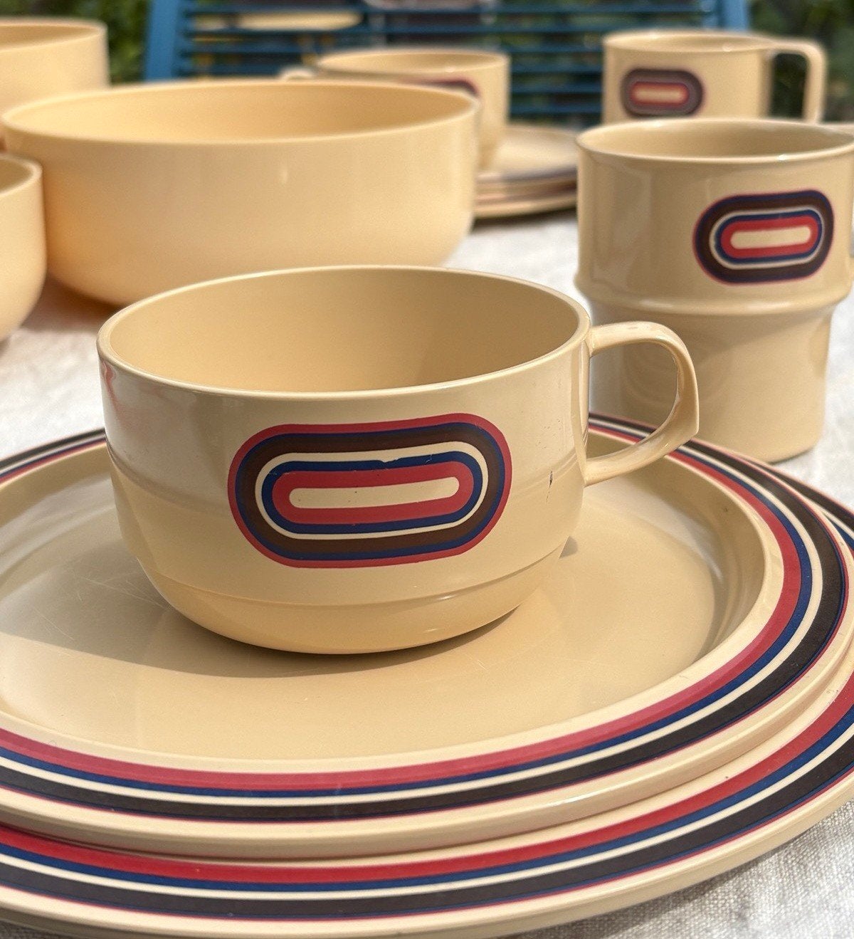 Vintage jaren 70 mepal servies, Ophalen of Verzenden