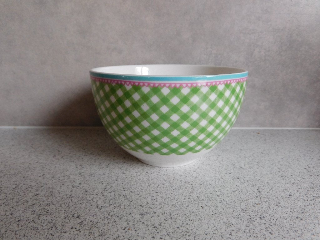 Kom 12,5 cm. Ruit Lofjuuw, Overige merken, Landelijk/Boerenbont, Ophalen of Verzenden, Zo goed als nieuw