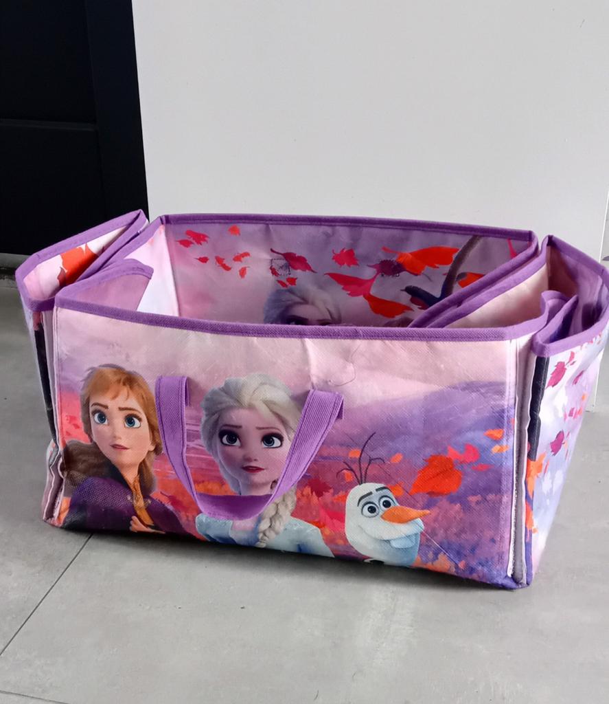 Disney Frozen opbergdoos en speelkleed 2-in-1, Ophalen of Verzenden, Gebruikt, Meisje