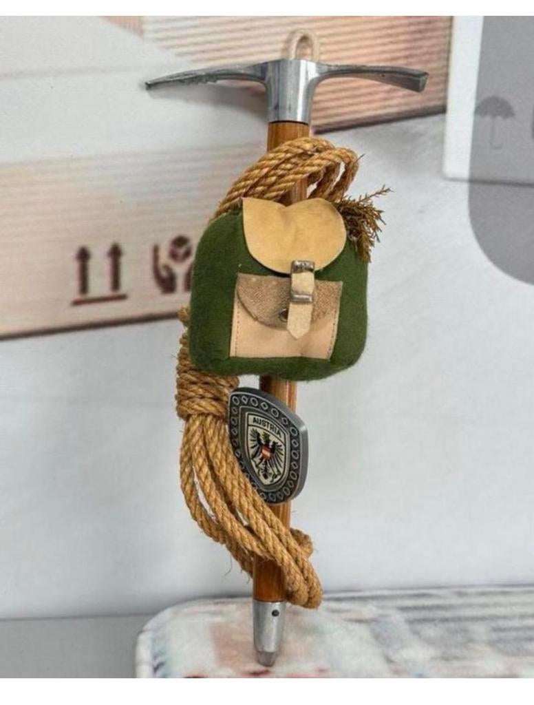 Austria Oostenrijk souvenir pickaxe touw tas bergbeklimmen, Overige typen, Ophalen of Verzenden, Zo goed als nieuw, H