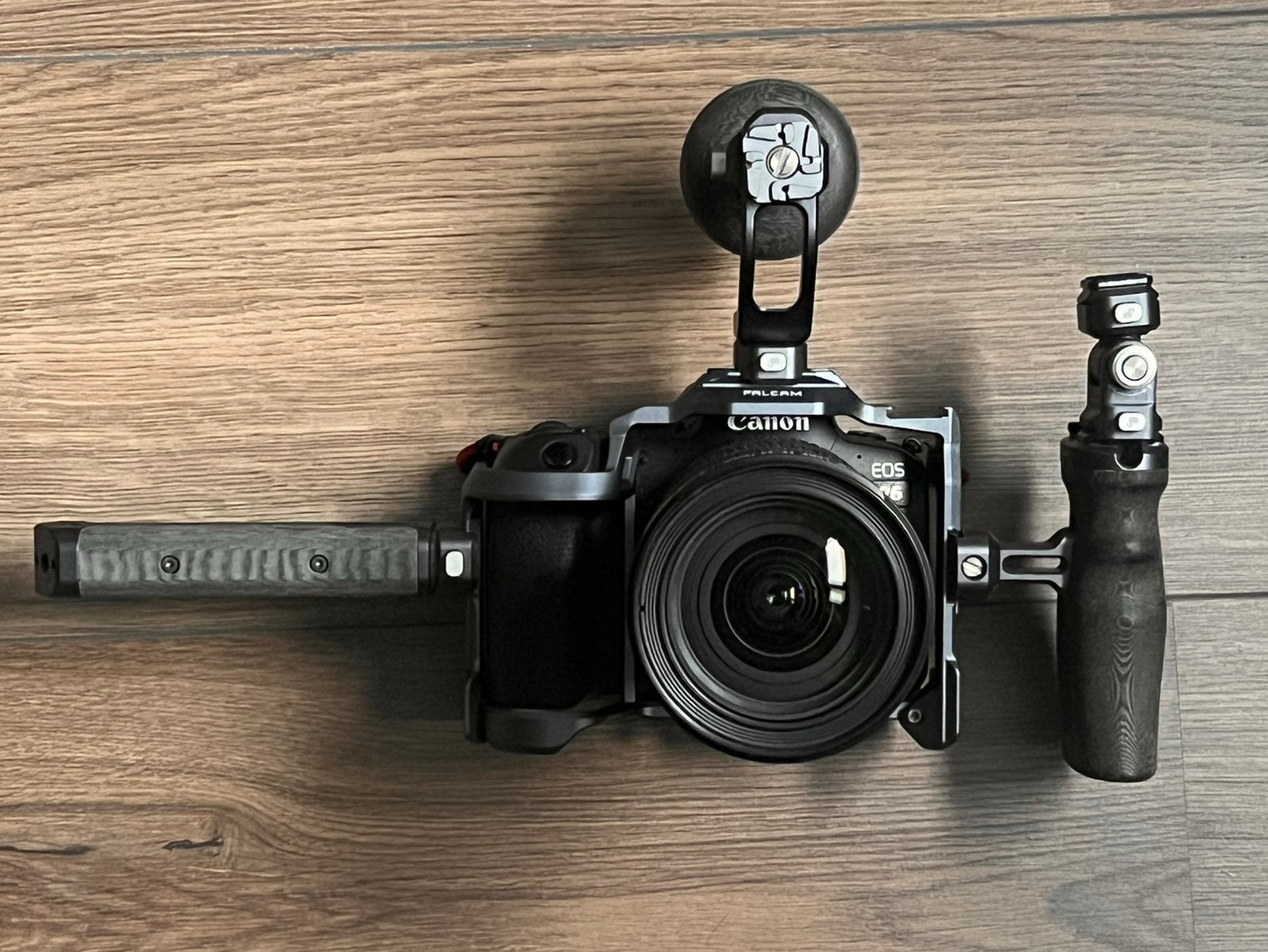 Falcam cage voor Canon R5/R6/R6II + extra grips, Ophalen of Verzenden, Zo goed als nieuw, Minder dan 150 cm, Overige typen