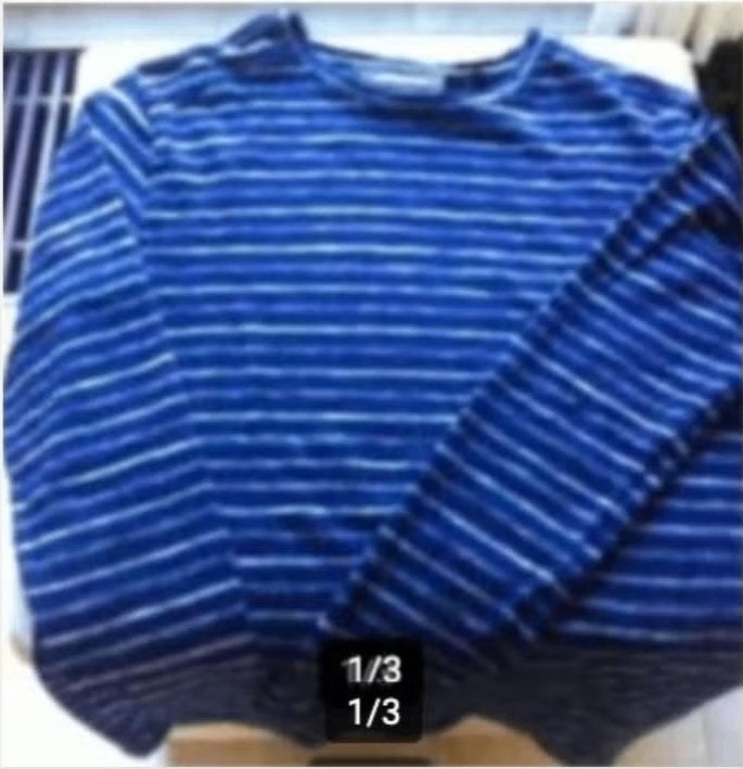 Heren trui elastisch maat M blauw/wit merk ANERKJENDT., Maat 52/54 (L), Blauw, ANERKJENDT., Ophalen of Verzenden