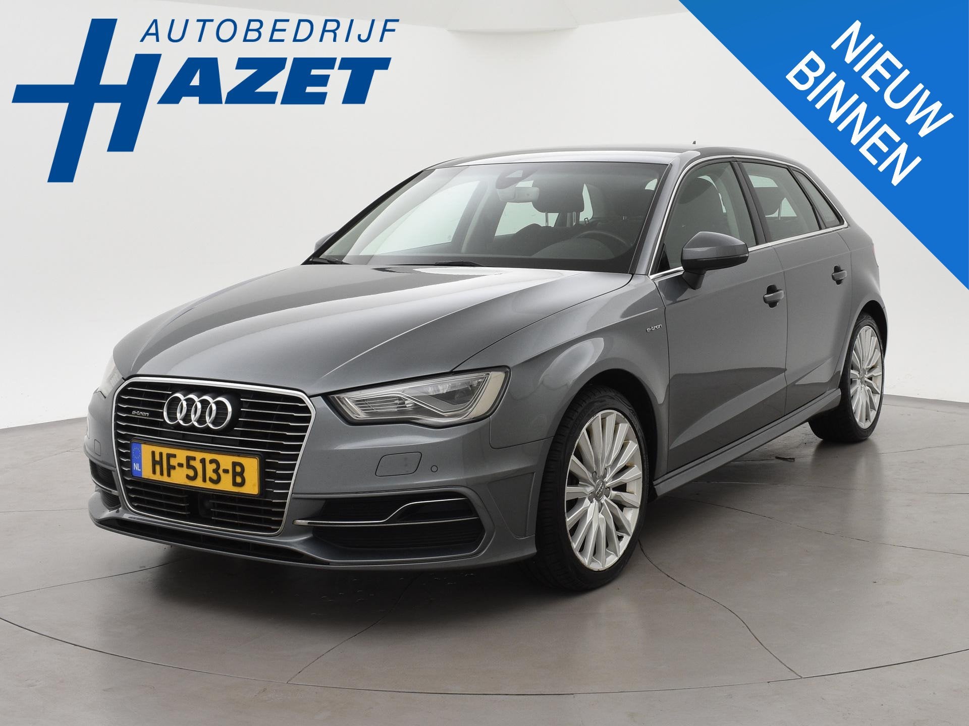 Audi A3 Sportback 1.4 E-TRON PHEV 204 PK AUT. + TREKHAAK | A, Auto's, Stof, Gebruikt, 4 cilinders, Zilver of Grijs